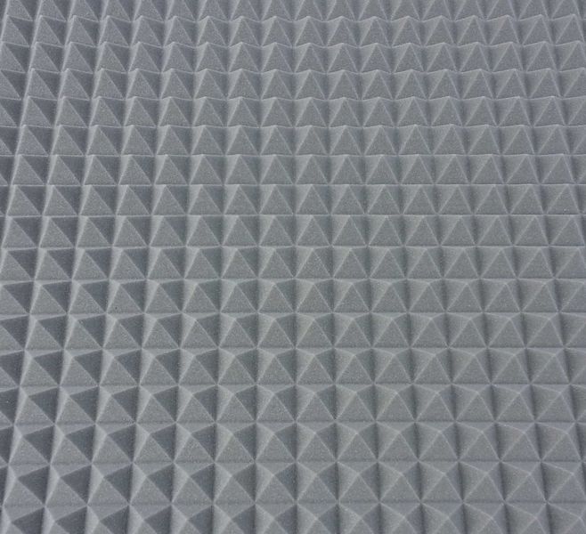 Akoestisch schuim type 100x100x7 piramideschuim geluidsisolerende matten voor effectieve akoestische isolatie